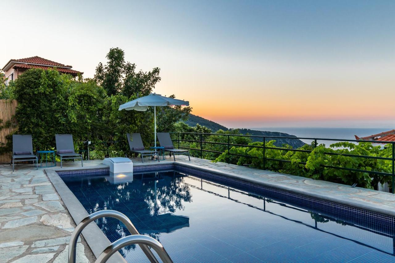 Villa Margini, Aegean Views , Pool Villa, Skopelos Buitenkant foto