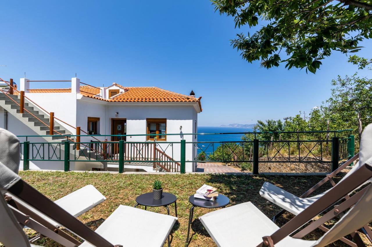 Villa Margini, Aegean Views , Pool Villa, Skopelos Buitenkant foto