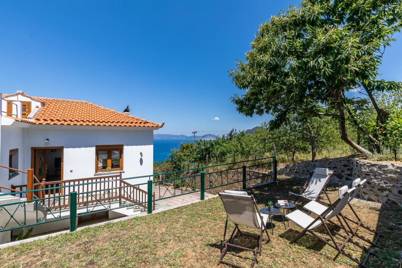 Villa Margini, Aegean Views , Pool Villa, Skopelos Buitenkant foto