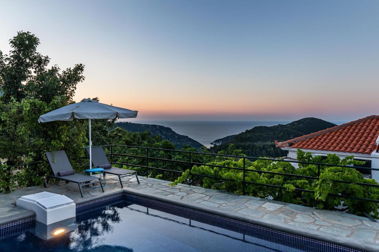 Villa Margini, Aegean Views , Pool Villa, Skopelos Buitenkant foto