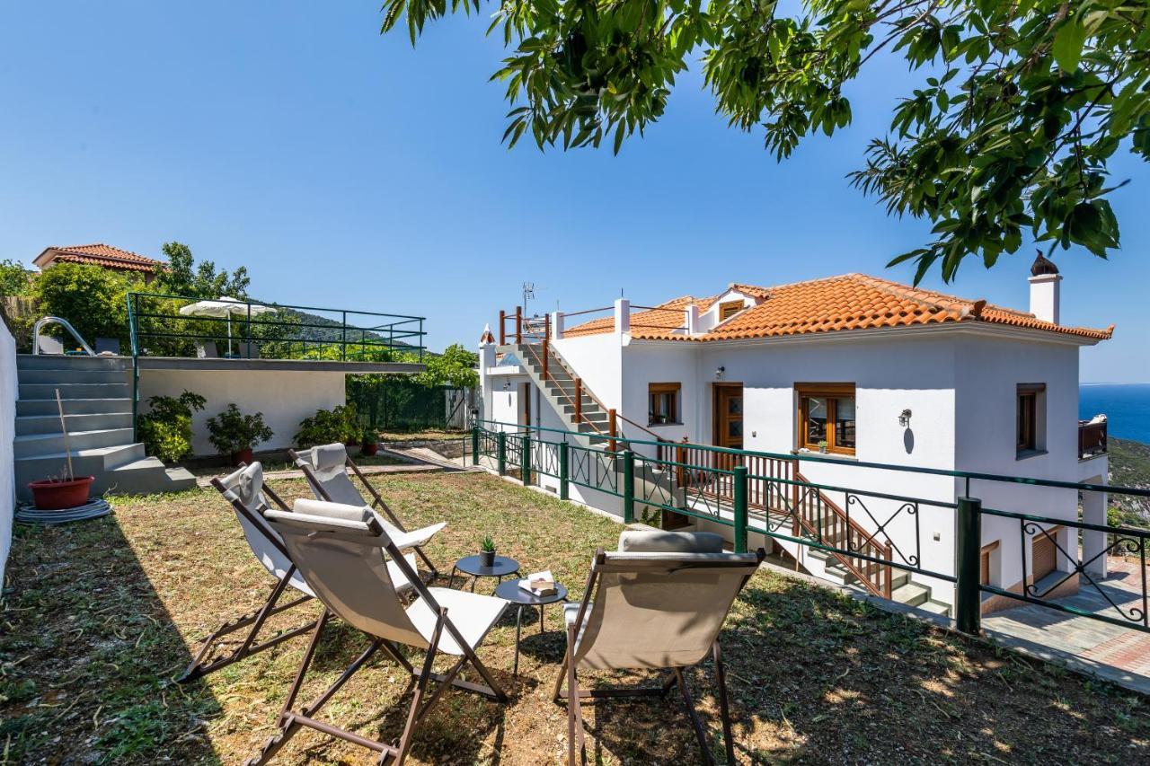 Villa Margini, Aegean Views , Pool Villa, Skopelos Buitenkant foto