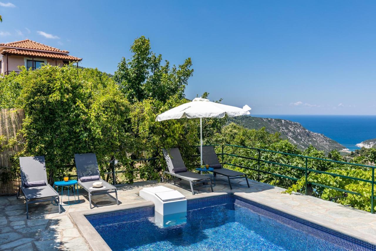 Villa Margini, Aegean Views , Pool Villa, Skopelos Buitenkant foto