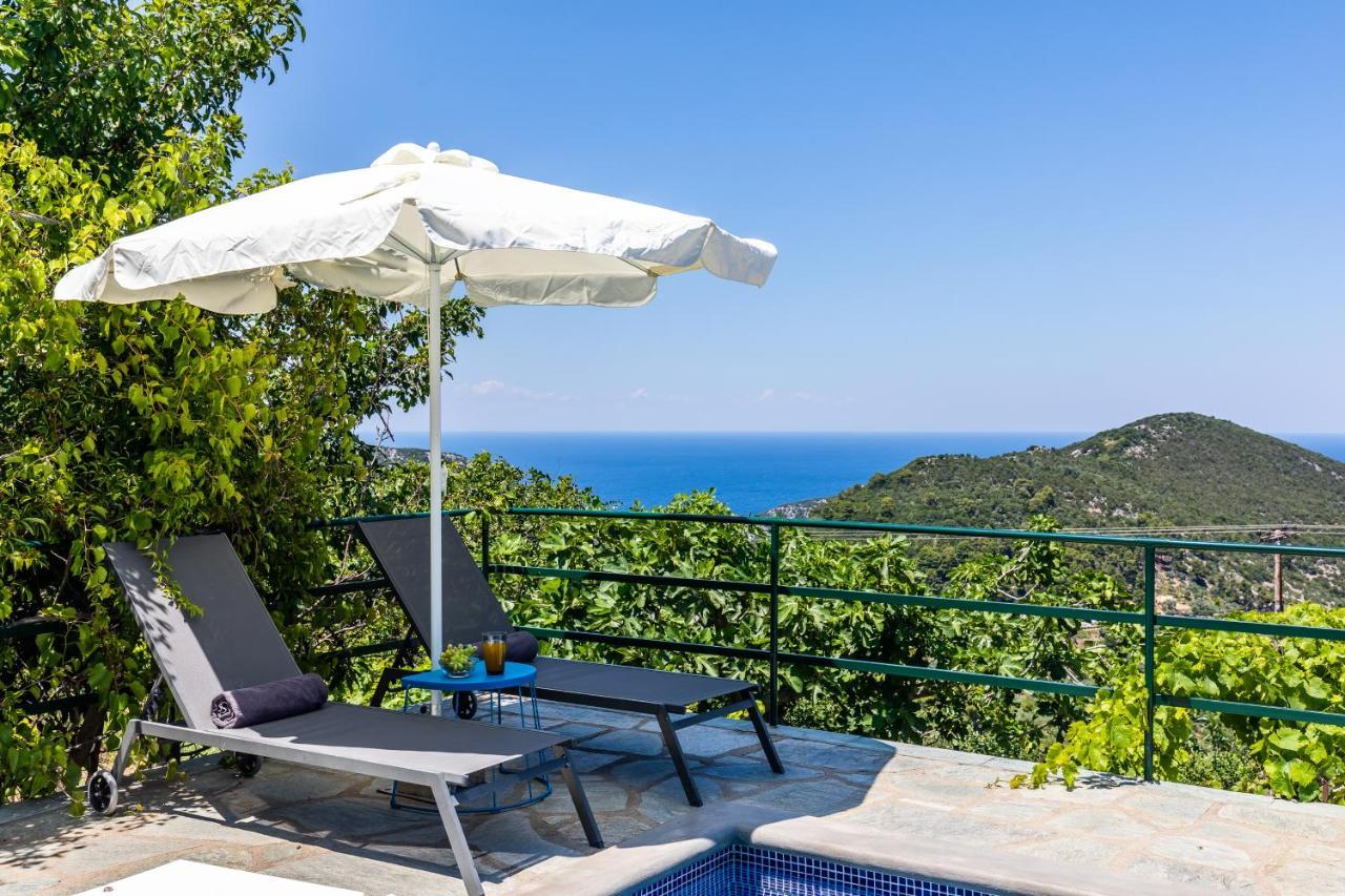 Villa Margini, Aegean Views , Pool Villa, Skopelos Buitenkant foto