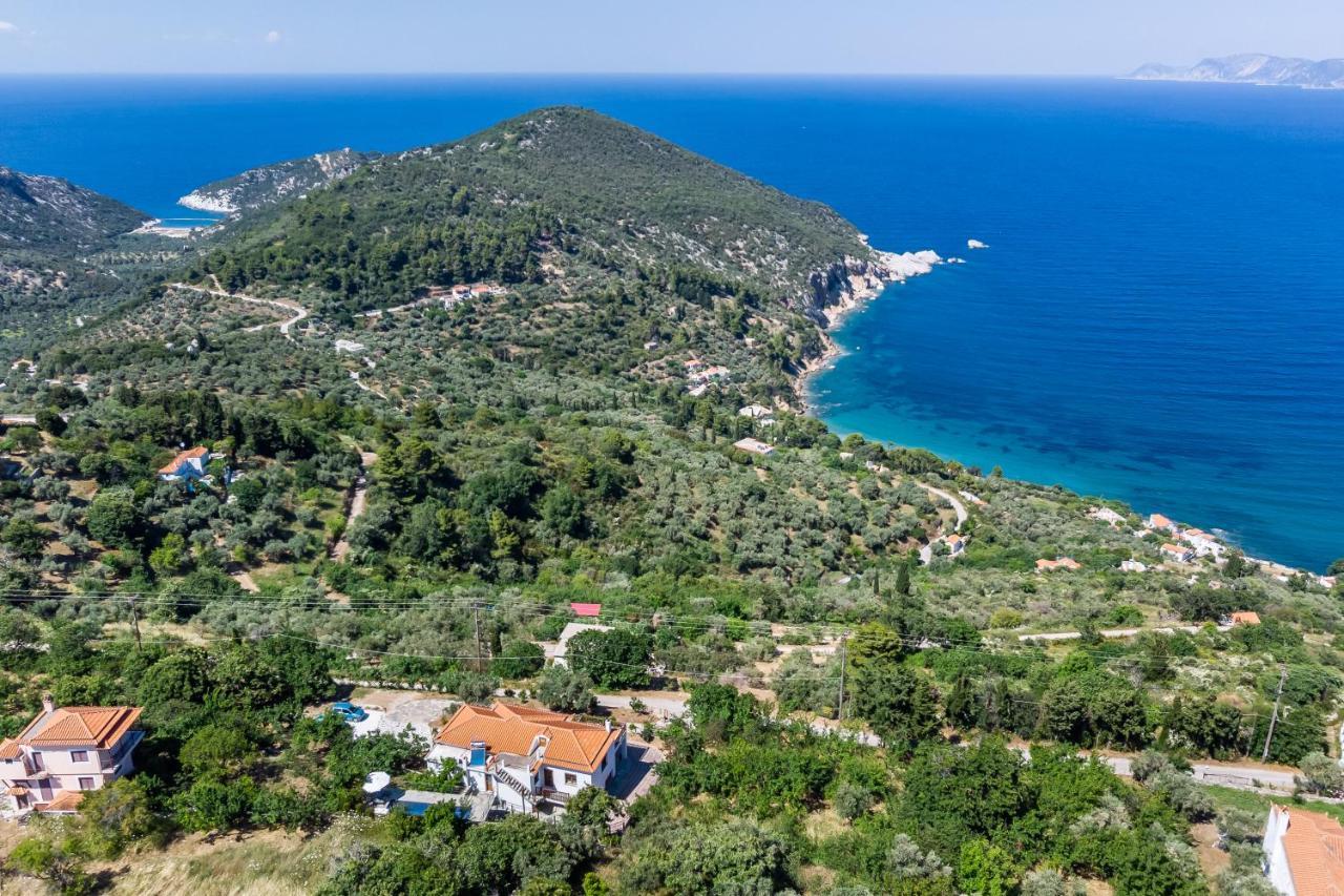 Villa Margini, Aegean Views , Pool Villa, Skopelos Buitenkant foto