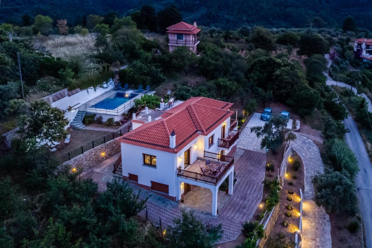 Villa Margini, Aegean Views , Pool Villa, Skopelos Buitenkant foto