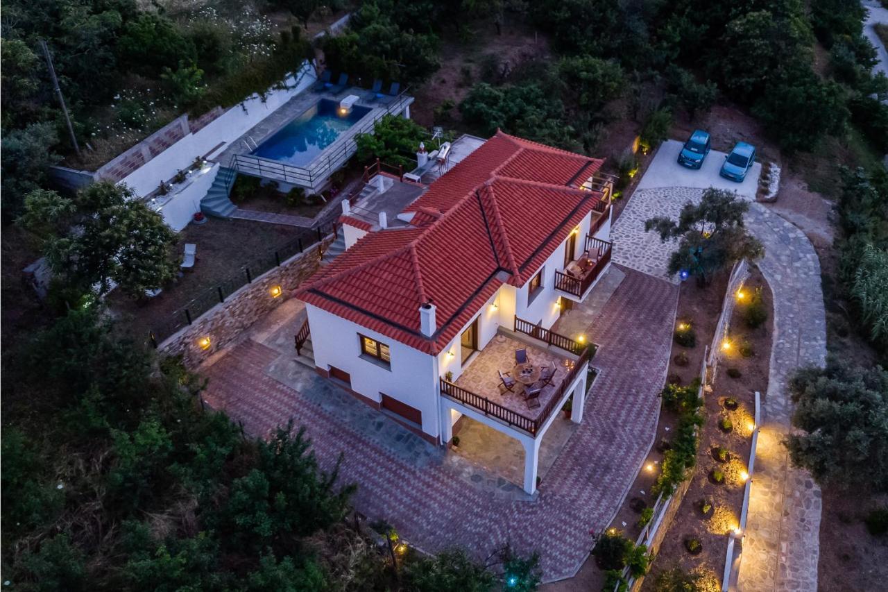 Villa Margini, Aegean Views , Pool Villa, Skopelos Buitenkant foto
