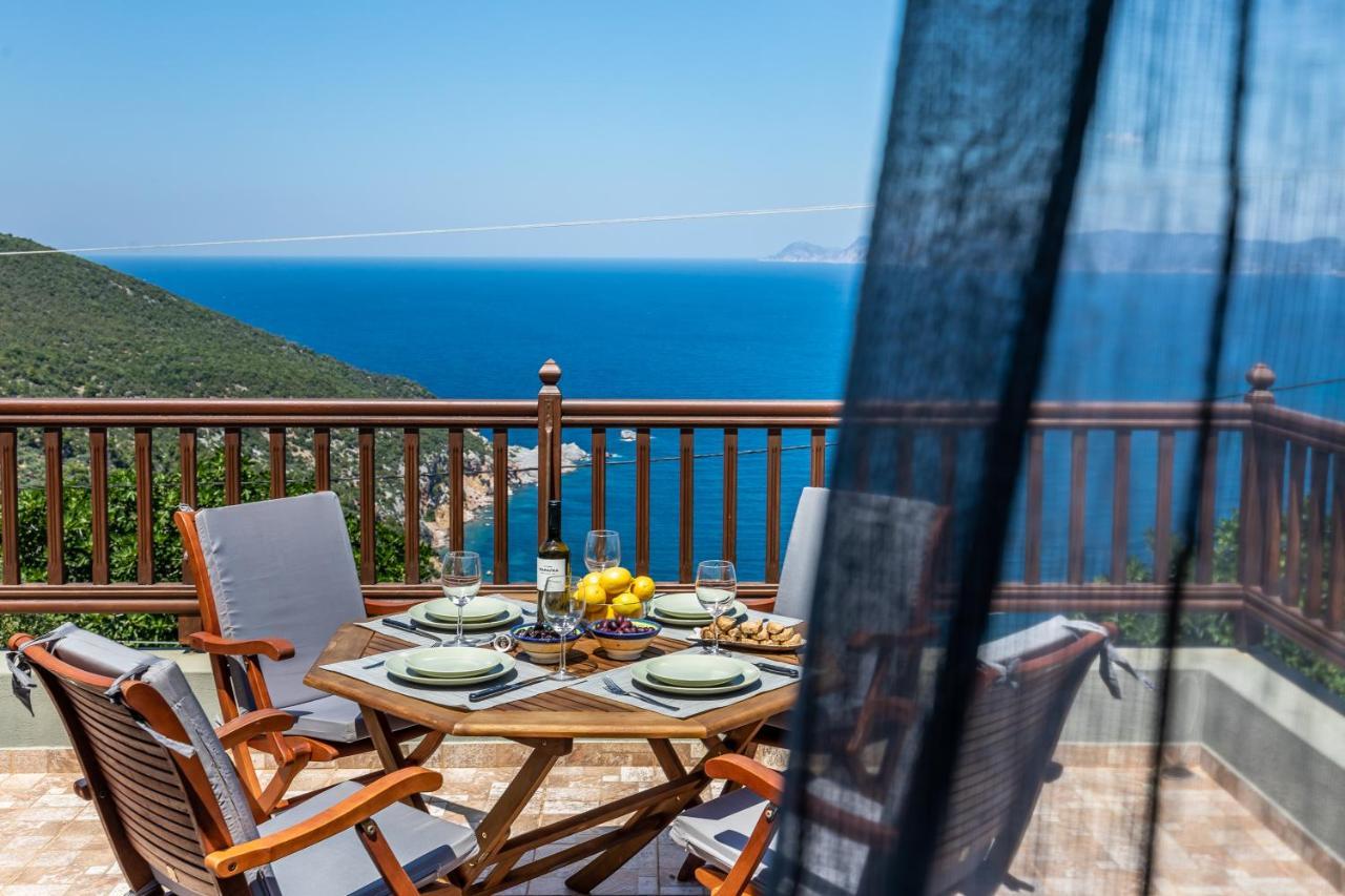 Villa Margini, Aegean Views , Pool Villa, Skopelos Buitenkant foto